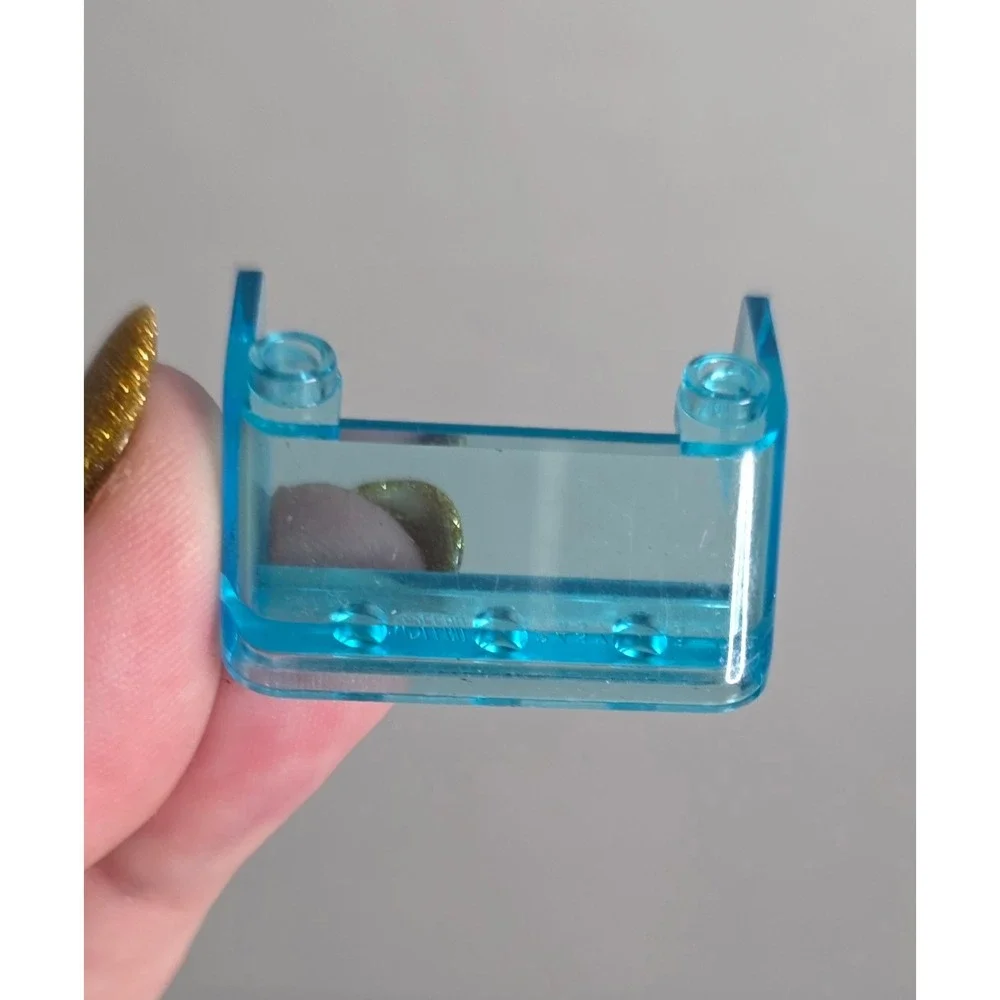 LEGO Translucent Parts Lot Clear Blue Green Yellow Mixed Pieces‎ 0.23 lb